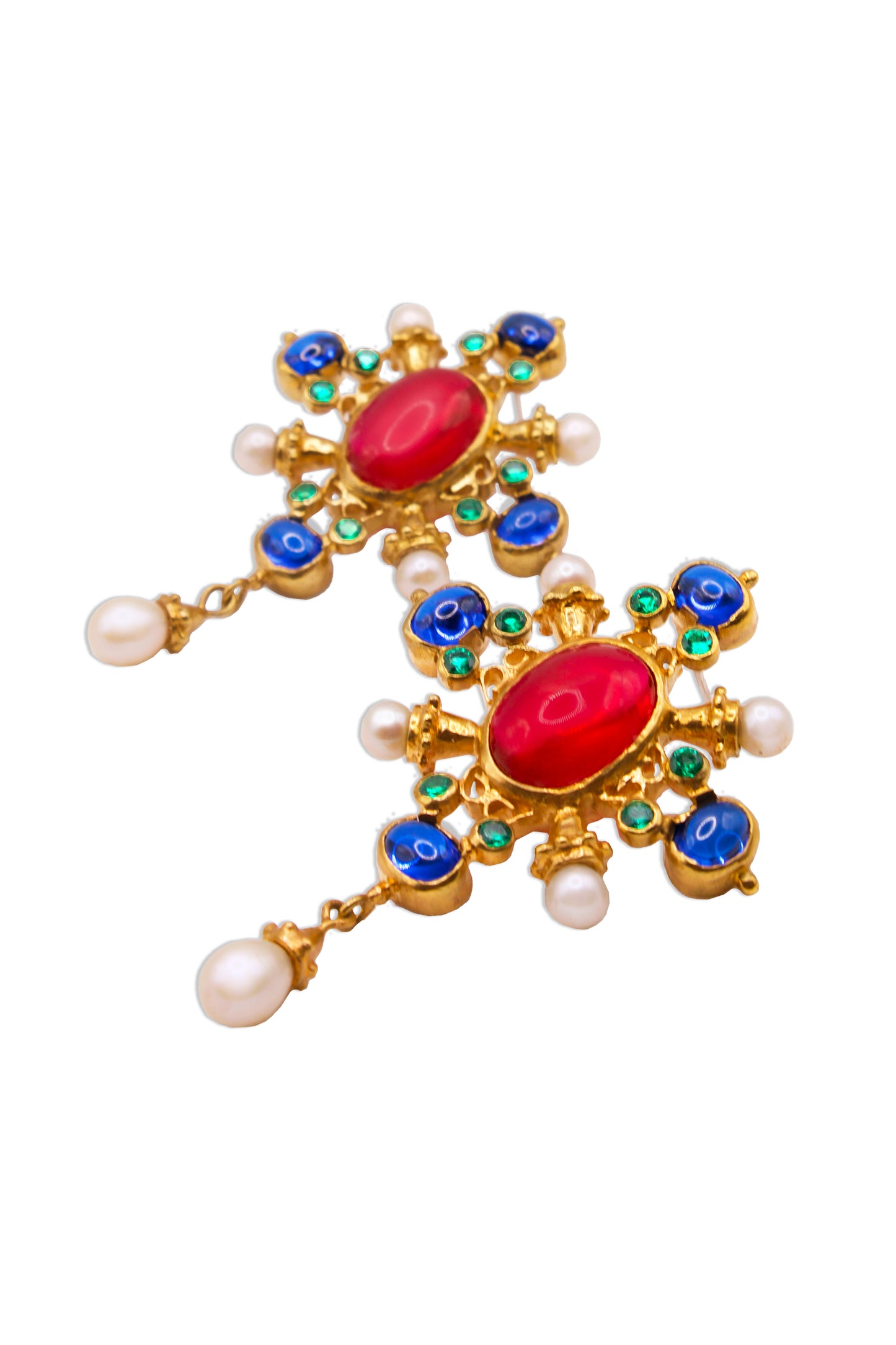 Ruby Throne Earrings