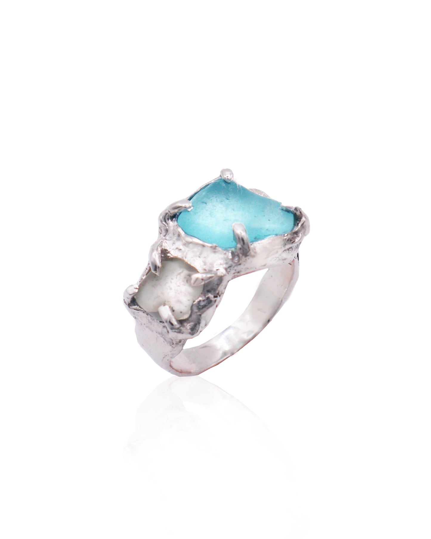 Gaspé Tide Ring - Aqua