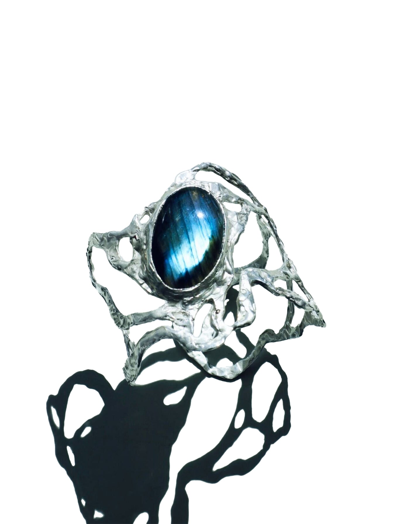 Labradorite Marine Wave Cuff