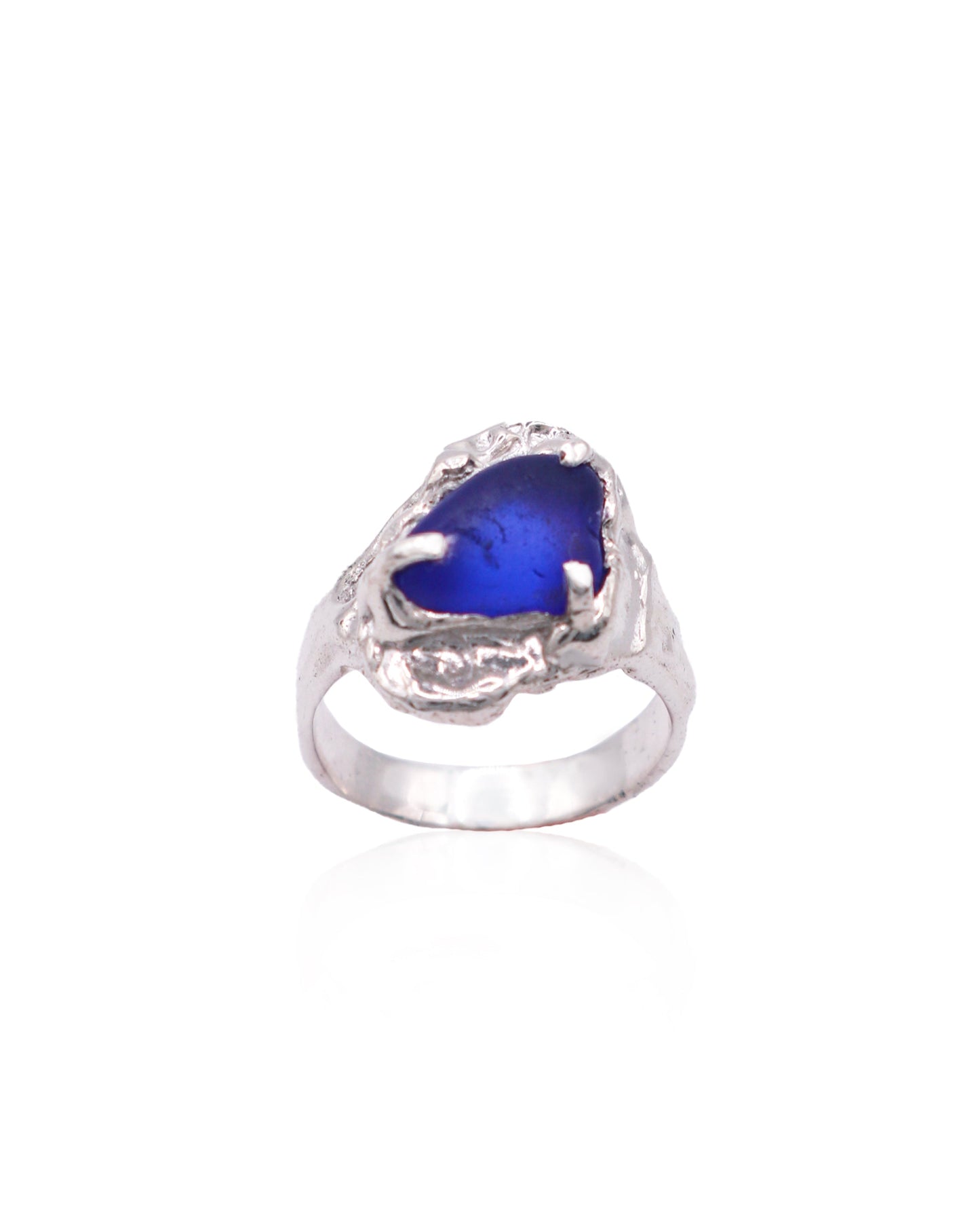 Gaspé Tide Ring - Cobalt, Currently on display at Lewis Gallery