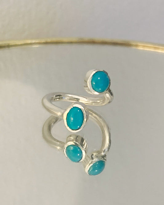 Twist Turquoise Ring